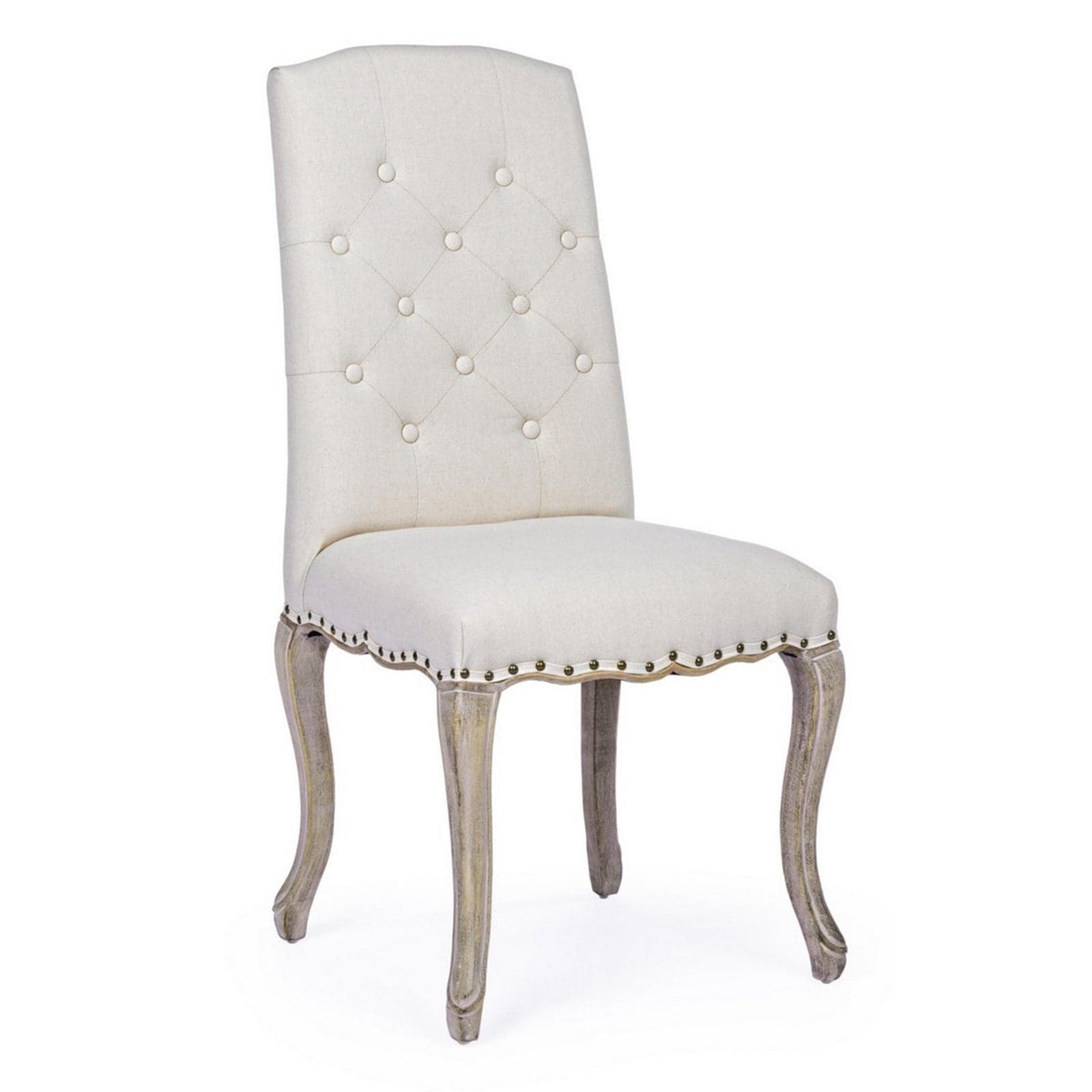 Sedia "Diva" con struttura in rubber wood, per arredo interno 51 x 53 x h 99 cm in Sedie Decor Space - Altamura, commercioVirtuoso.it