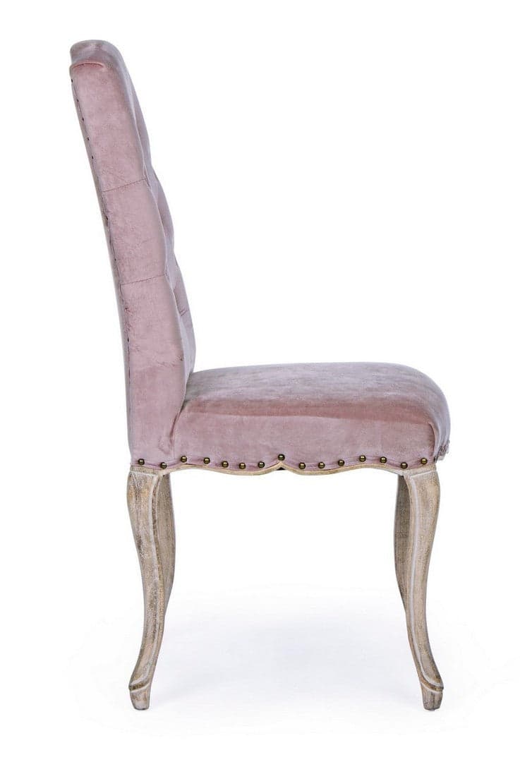 Sedia "Diva" con struttura in rubber wood, per arredo interno 51 x 53 x h 99 cm in Sedie Decor Space - Altamura, commercioVirtuoso.it