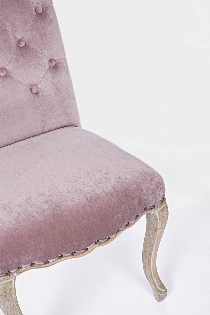 Sedia "Diva" con struttura in rubber wood, per arredo interno 51 x 53 x h 99 cm in Sedie Decor Space - Altamura, commercioVirtuoso.it