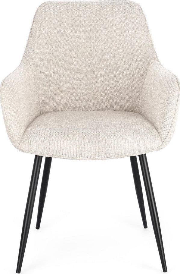 Sedia "Cora" con struttura in acciaio, per arredo interno con braccioli, 58 x 63 x h 85,5 cm in Sedie Decor Space - Altamura, commercioVirtuoso.it