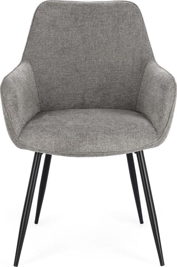 Sedia "Cora" con struttura in acciaio, per arredo interno con braccioli, 58 x 63 x h 85,5 cm in Sedie Decor Space - Altamura, commercioVirtuoso.it