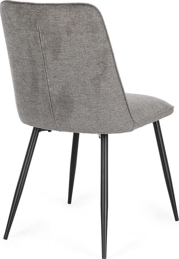 Sedia "Cora" con struttura in acciaio, per arredo interno 48 x 62 x h 84 cm in Sedie Decor Space - Altamura, commercioVirtuoso.it