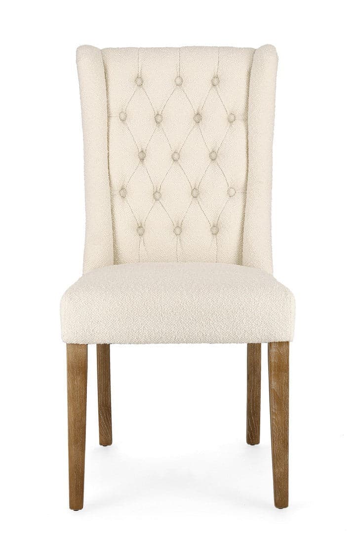 Sedia "Columbia" con struttura in legno di quercia, per arredo interno 51 x 63 x h 104 cm in Sedie Decor Space - Altamura, commercioVirtuoso.it