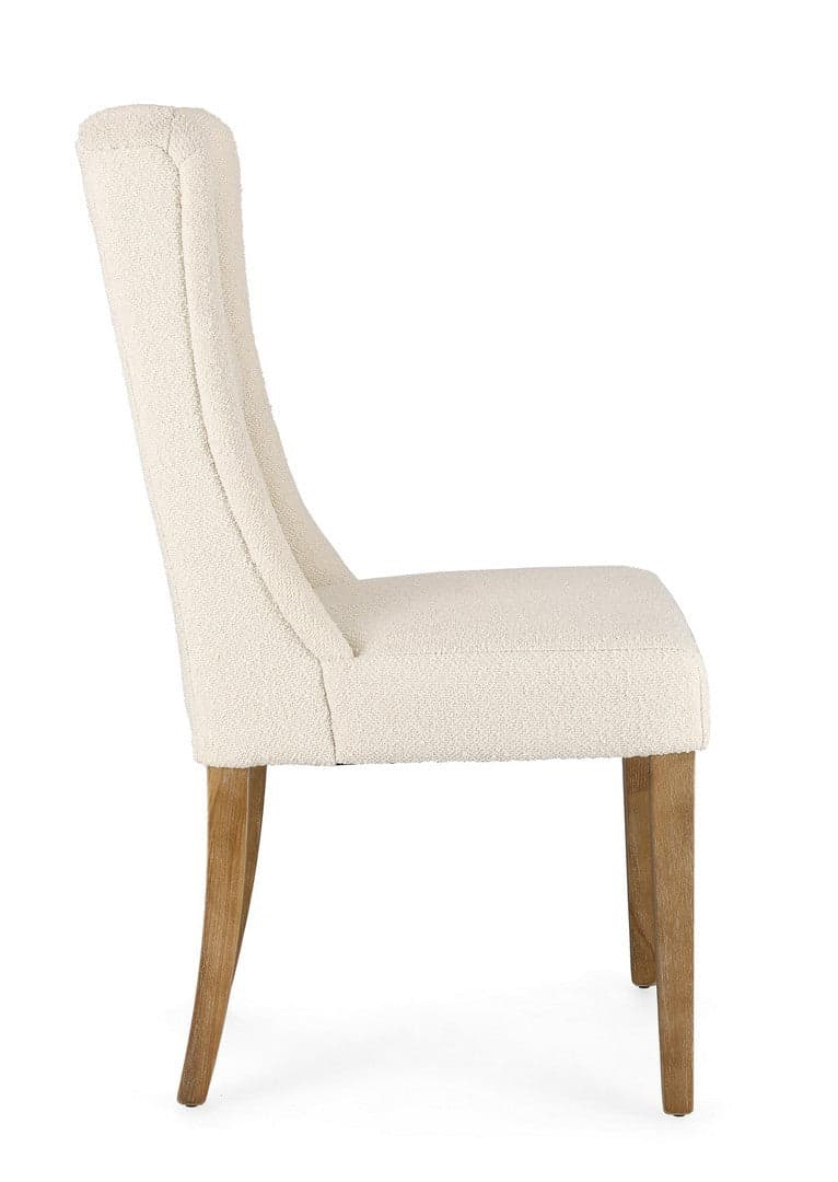 Sedia "Columbia" con struttura in legno di quercia, per arredo interno 51 x 63 x h 104 cm in Sedie Decor Space - Altamura, commercioVirtuoso.it
