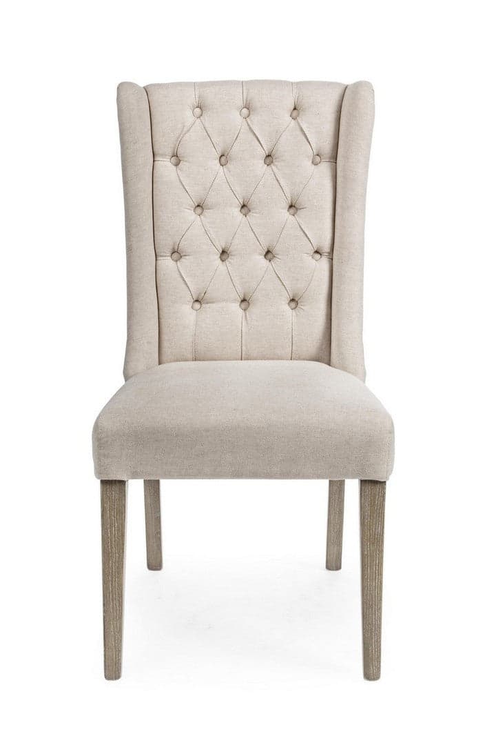 Sedia "Columbia" con struttura in legno di quercia, per arredo interno 51 x 63 x h 104 cm in Sedie Decor Space - Altamura, commercioVirtuoso.it
