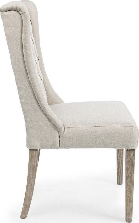 Sedia "Columbia" con struttura in legno di quercia, per arredo interno 51 x 63 x h 104 cm - 21