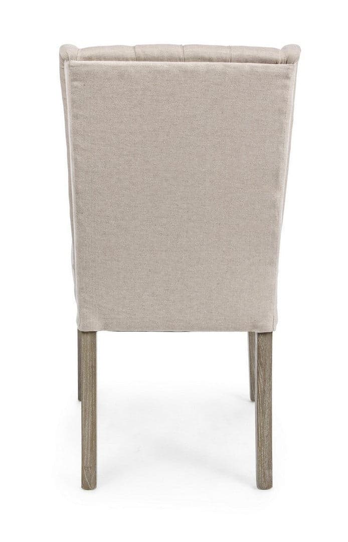 Sedia "Columbia" con struttura in legno di quercia, per arredo interno 51 x 63 x h 104 cm in Sedie Decor Space - Altamura, commercioVirtuoso.it