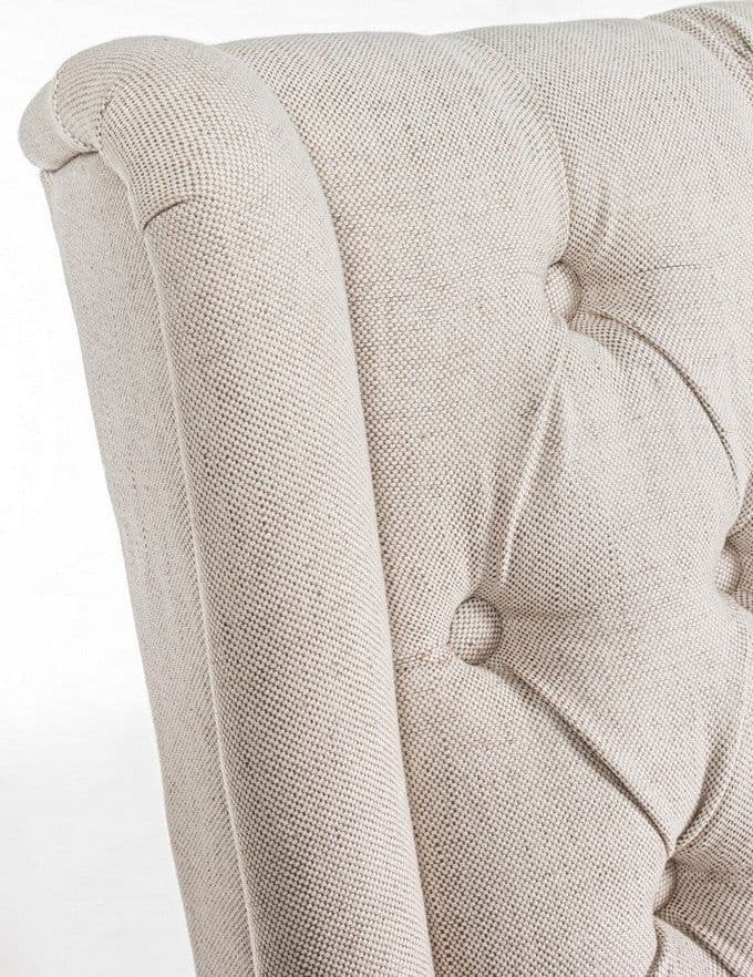 Sedia "Columbia" con struttura in legno di quercia, per arredo interno 51 x 63 x h 104 cm - 22