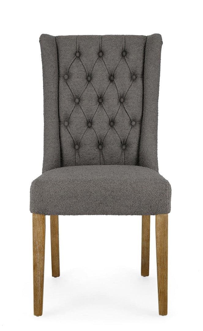 Sedia "Columbia" con struttura in legno di quercia, per arredo interno 51 x 63 x h 104 cm in Sedie Decor Space - Altamura, commercioVirtuoso.it