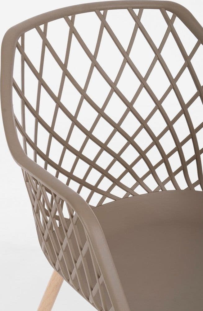 Sedia "Optik" con gambe in acciaio verniciate, per arredo interno 58 x 54 x h 85,5 cm in Sedie Decor Space - Altamura, commercioVirtuoso.it