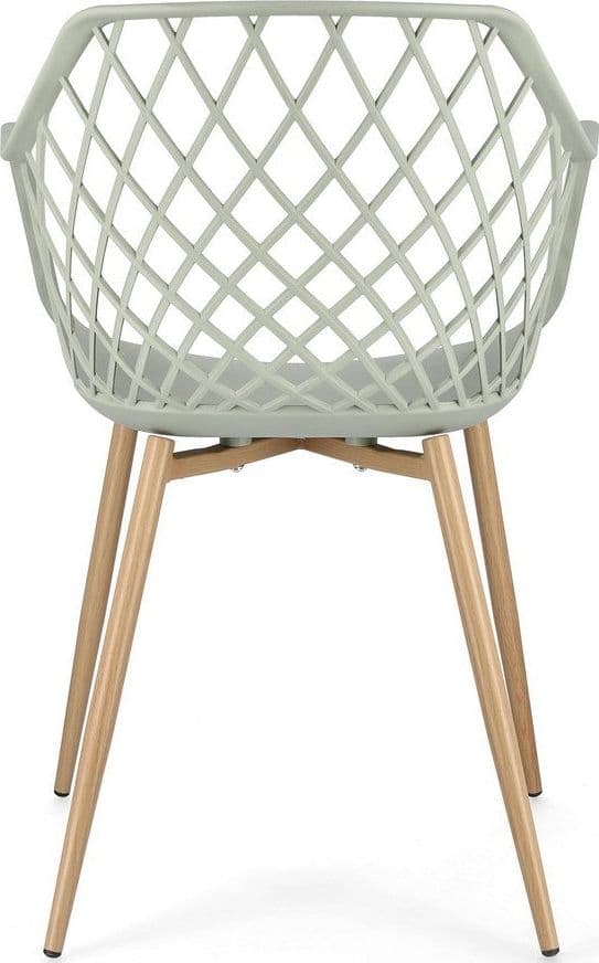 Sedia "Optik" con gambe in acciaio verniciate, per arredo interno 58 x 54 x h 85,5 cm in Sedie Decor Space - Altamura, commercioVirtuoso.it