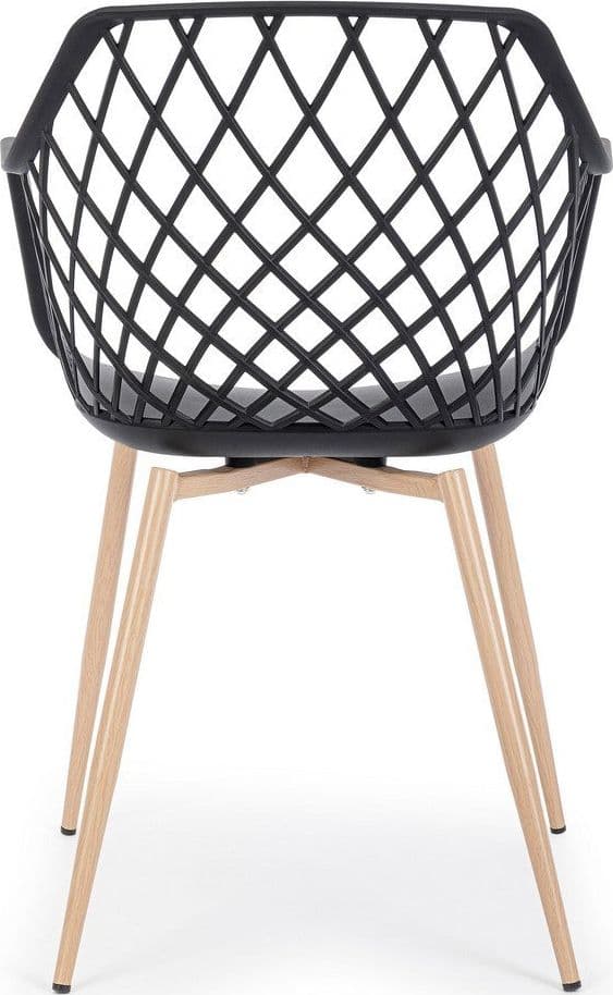 Sedia "Optik" con gambe in acciaio verniciate, per arredo interno 58 x 54 x h 85,5 cm - 26