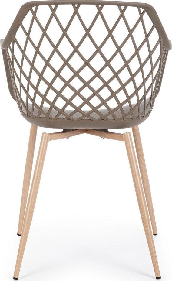 Sedia "Optik" con gambe in acciaio verniciate, per arredo interno 58 x 54 x h 85,5 cm in Sedie Decor Space - Altamura, commercioVirtuoso.it
