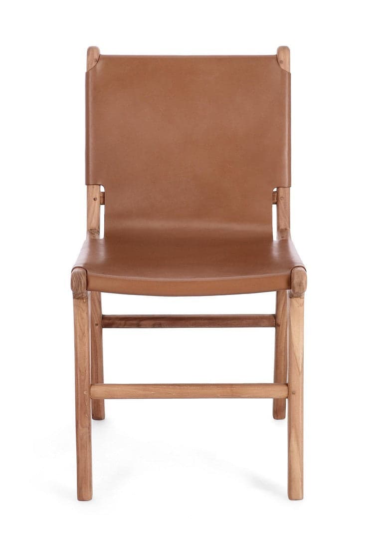 Sedia "Eugenie" con legno teak, per arredo interno 46 x 59 x h 85 cm in Sedie Decor Space - Altamura, commercioVirtuoso.it
