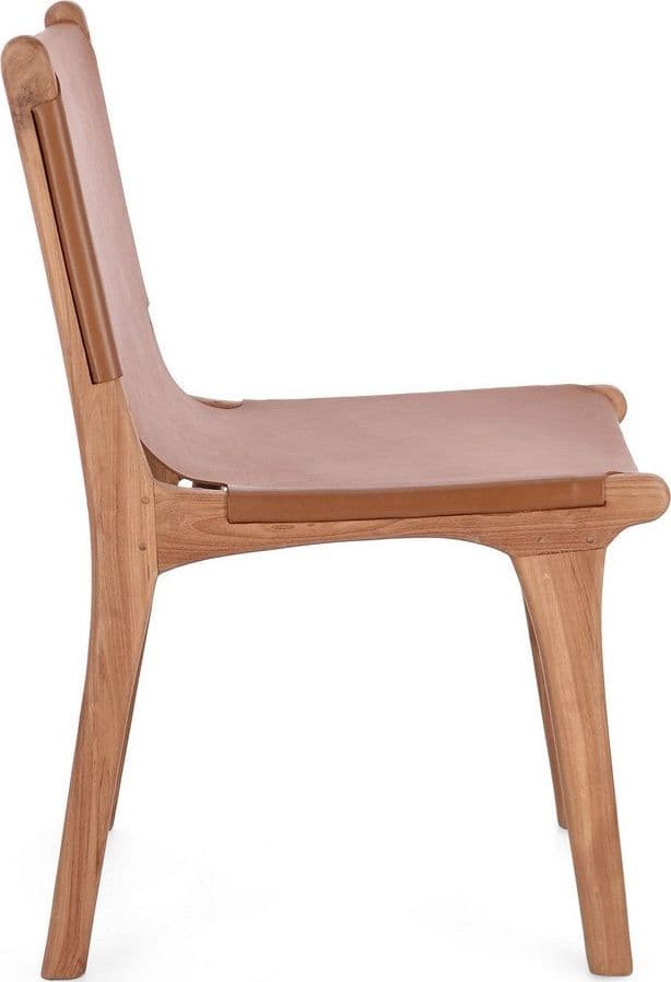 Sedia "Eugenie" con legno teak, per arredo interno 46 x 59 x h 85 cm in Sedie Decor Space - Altamura, commercioVirtuoso.it