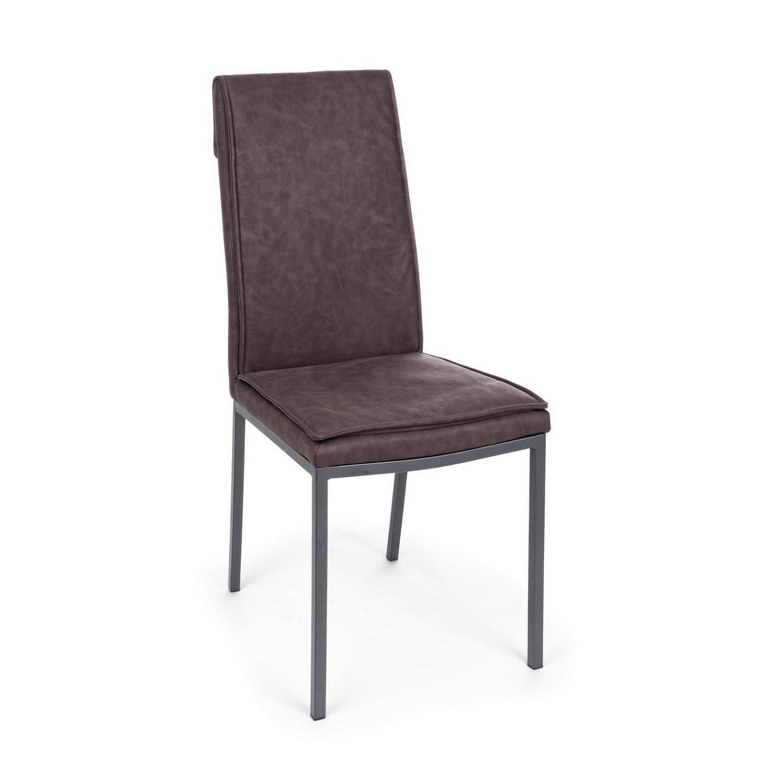 Sedia "Sofie" con struttura in acciaio e compensato, per arredo interno 43 x 59,5 x h 99,5 cm - 24