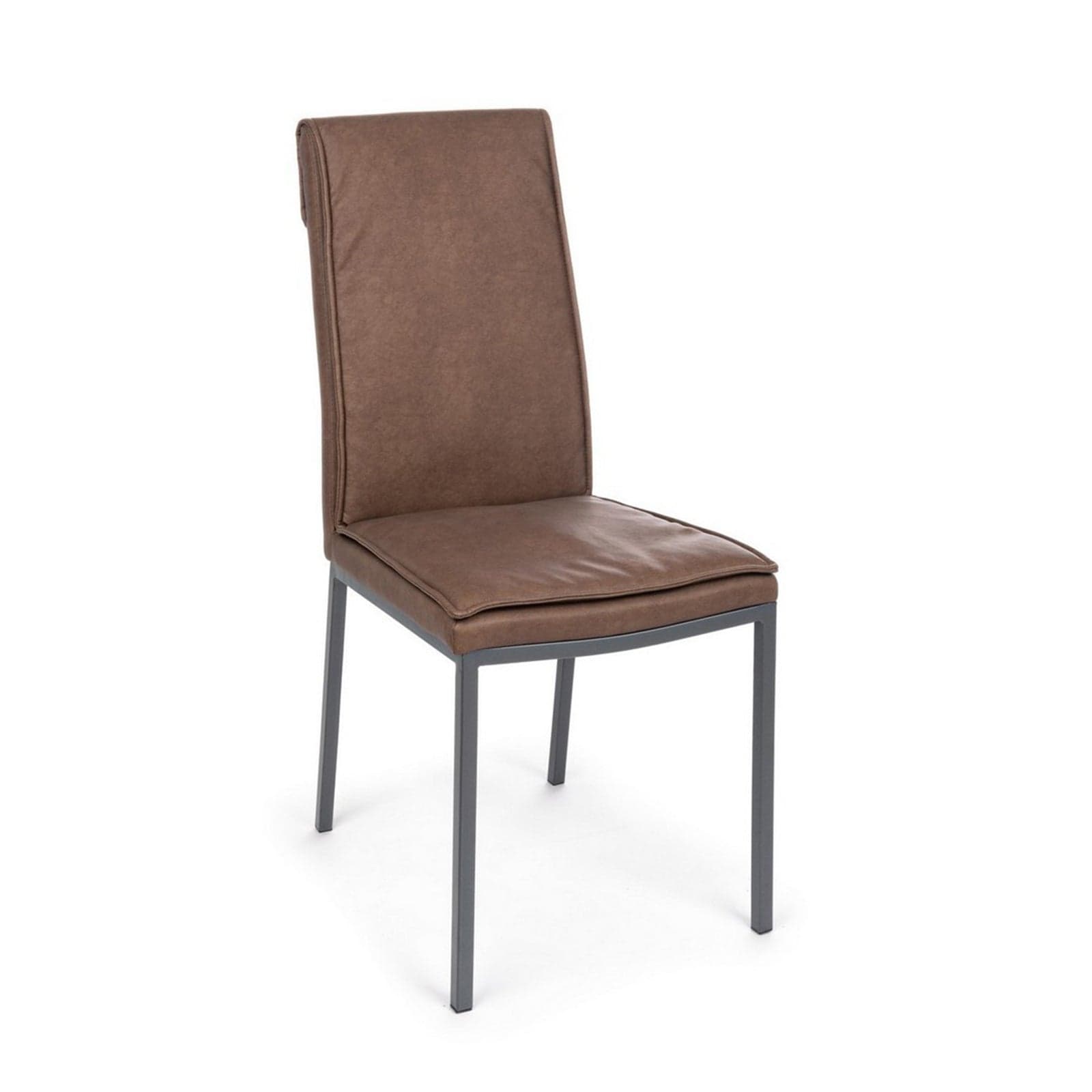 Sedia "Sofie" con struttura in acciaio e compensato, per arredo interno 43 x 59,5 x h 99,5 cm in Sedie Decor Space - Altamura, commercioVirtuoso.it