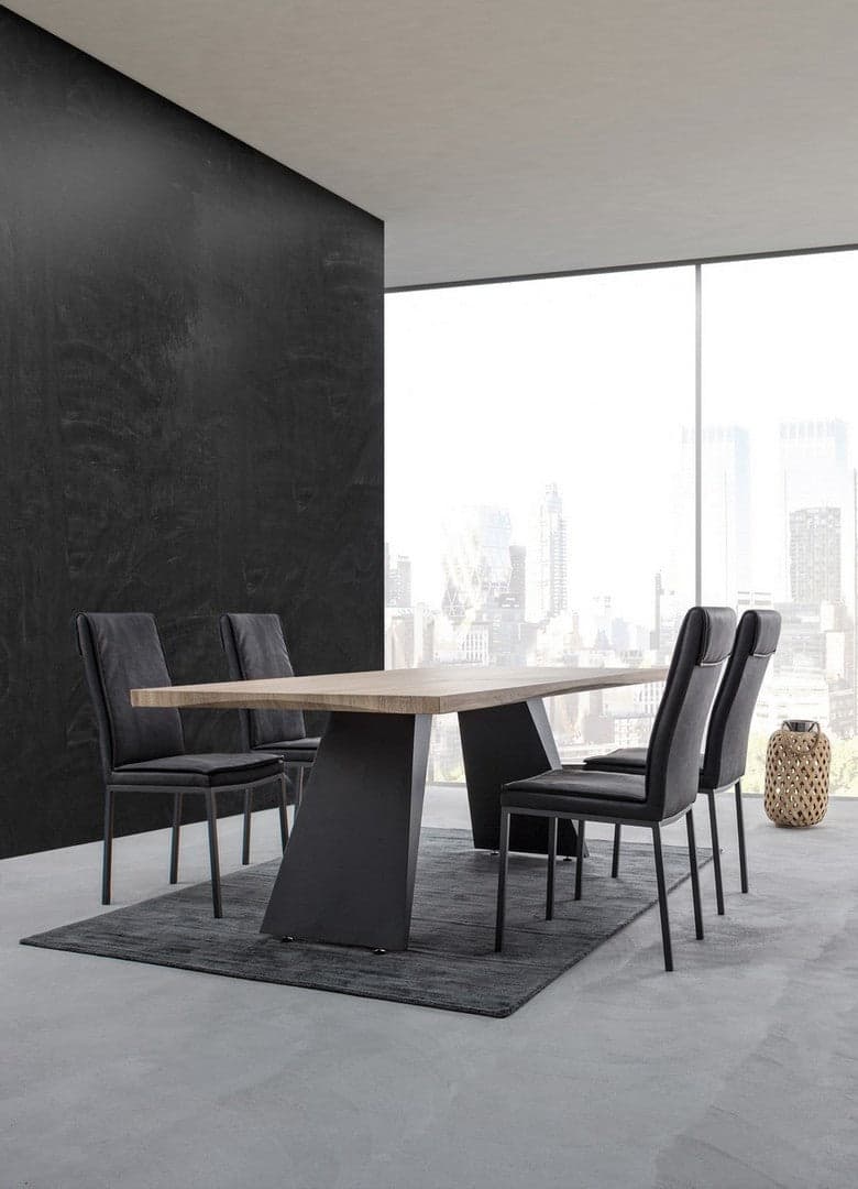 Sedia "Sofie" con struttura in acciaio e compensato, per arredo interno 43 x 59,5 x h 99,5 cm - 21