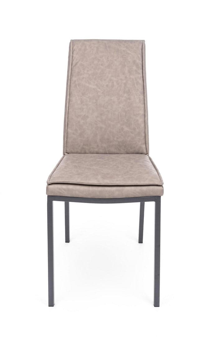 Sedia "Sofie" con struttura in acciaio e compensato, per arredo interno 43 x 59,5 x h 99,5 cm - 25