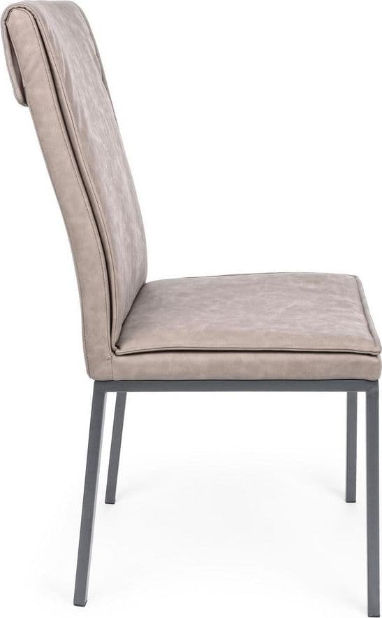 Sedia "Sofie" con struttura in acciaio e compensato, per arredo interno 43 x 59,5 x h 99,5 cm - 27