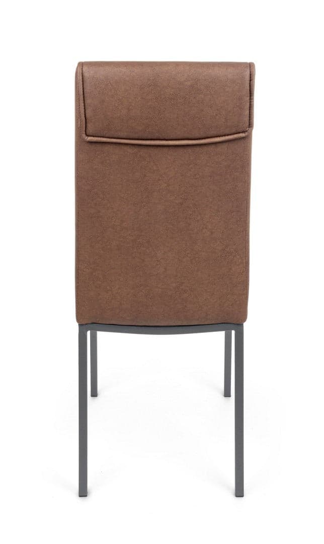 Sedia "Sofie" con struttura in acciaio e compensato, per arredo interno 43 x 59,5 x h 99,5 cm in Sedie Decor Space - Altamura, commercioVirtuoso.it