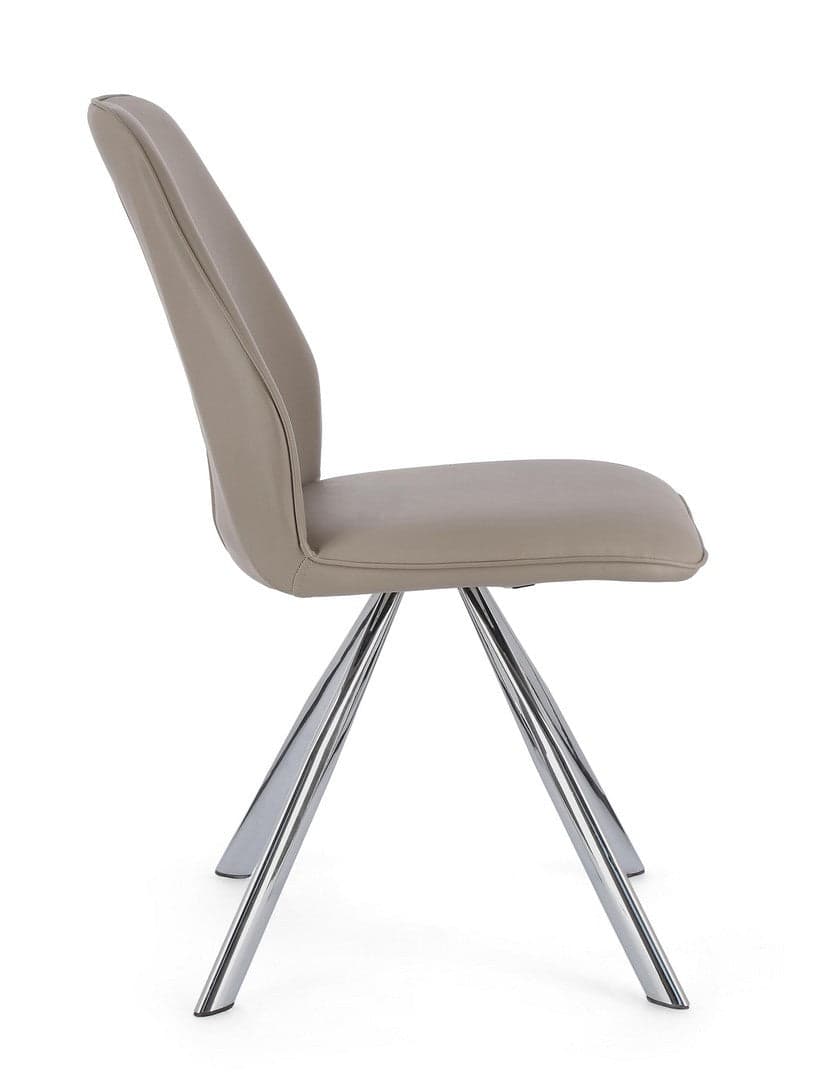 Sedia "Maxwell" con struttura in compensato, per arredo interno 44 x 62 x h 88 cm in Sedie Decor Space - Altamura, commercioVirtuoso.it