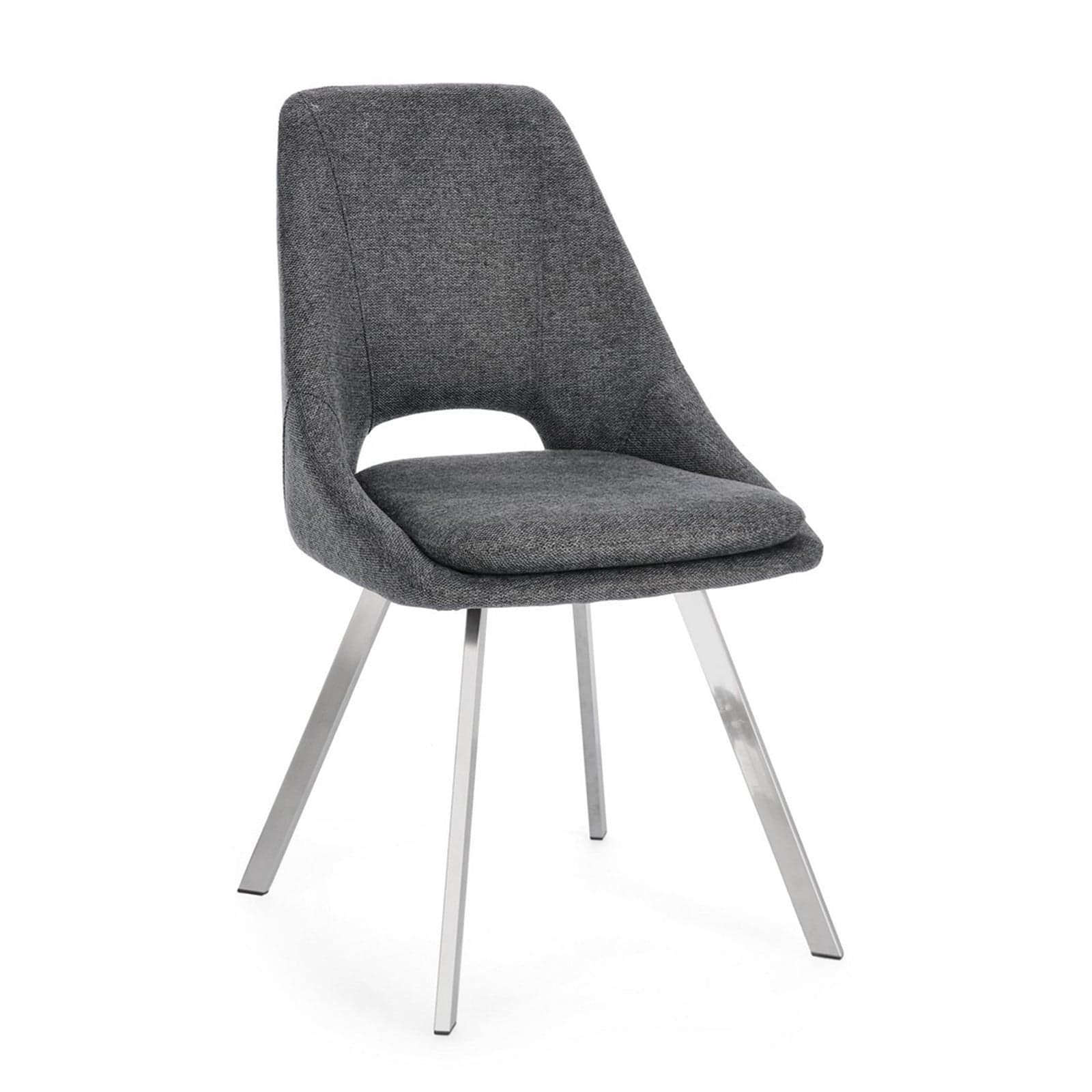 Sedia "Kashar" con struttura in compensato, per arredo interno 45 x 49,5 x h 85 cm in Sedie Decor Space - Altamura, commercioVirtuoso.it
