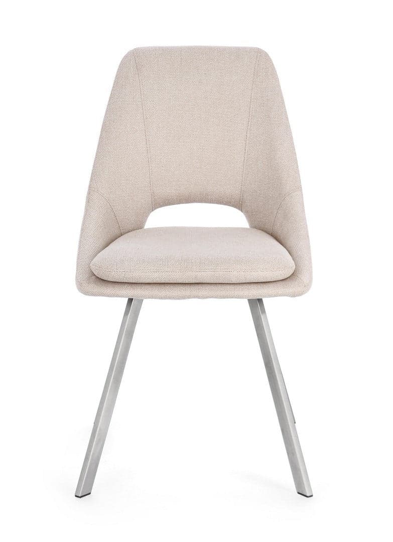 Sedia "Kashar" con struttura in compensato, per arredo interno 45 x 49,5 x h 85 cm in Sedie Decor Space - Altamura, commercioVirtuoso.it