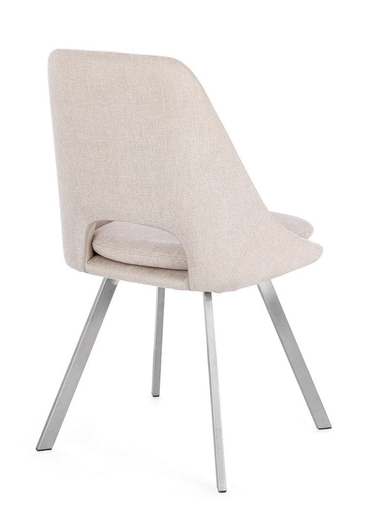 Sedia "Kashar" con struttura in compensato, per arredo interno 45 x 49,5 x h 85 cm in Sedie Decor Space - Altamura, commercioVirtuoso.it