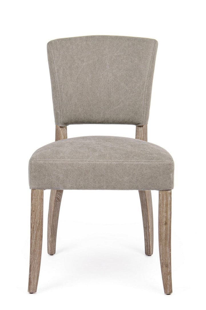 Sedia "Maratriz" con struttura in legno di frassino con finitura a base di nitrocellulosa, per arredo interno 52 x 63 x h 90 cm in Sedie Decor Space - Altamura, commercioVirtuoso.it