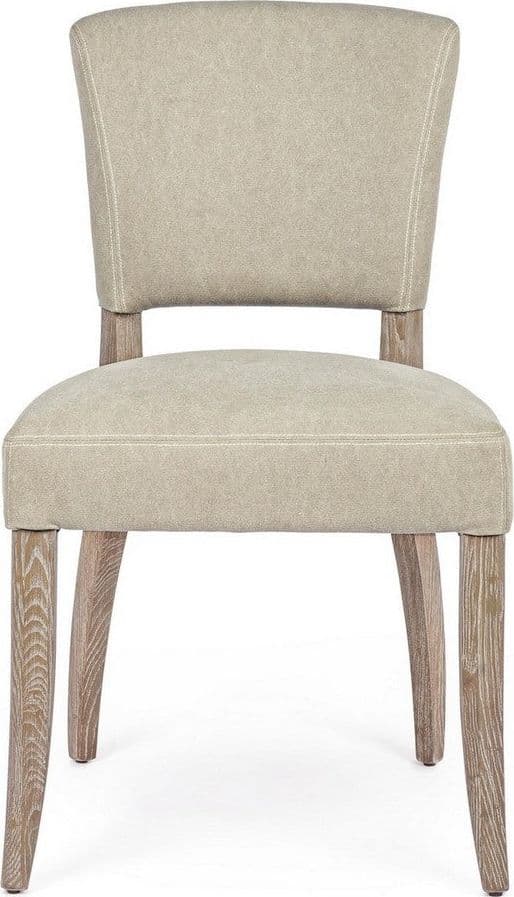 Sedia "Maratriz" con struttura in legno di frassino con finitura a base di nitrocellulosa, per arredo interno 52 x 63 x h 90 cm in Sedie Decor Space - Altamura, commercioVirtuoso.it