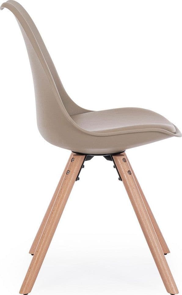 Sedia "New Trend" con gambe in legno di faggio, per arredo interno 54 x 49 x h 83,5 cm in Sedie Decor Space - Altamura, commercioVirtuoso.it