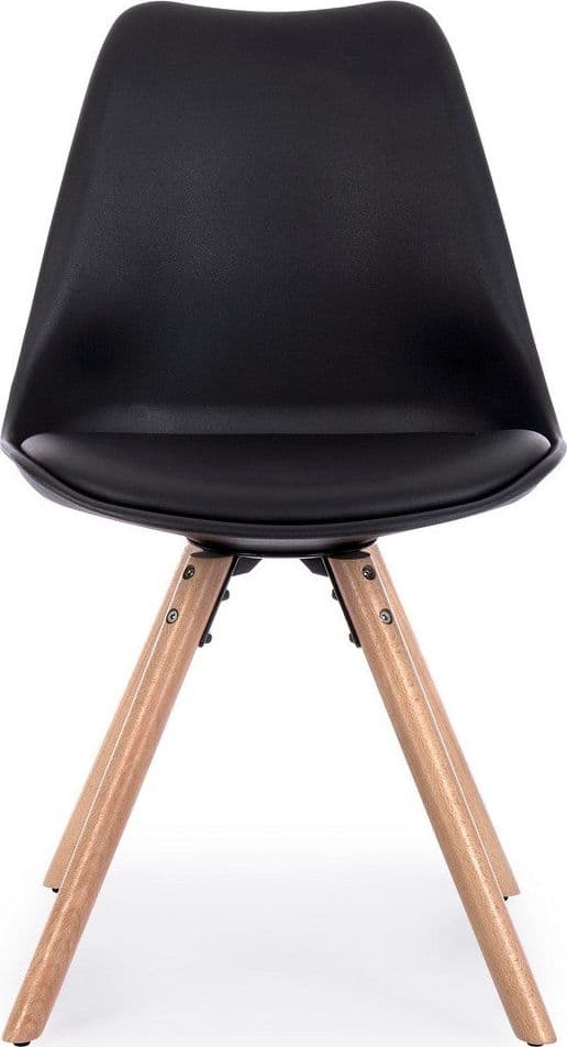 Sedia "New Trend" con gambe in legno di faggio, per arredo interno 54 x 49 x h 83,5 cm - 23