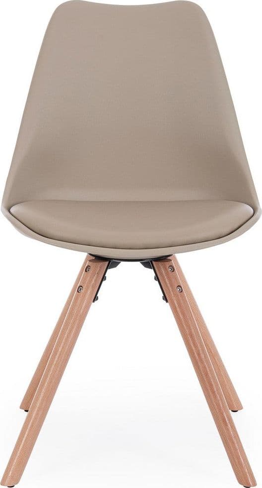 Sedia "New Trend" con gambe in legno di faggio, per arredo interno 54 x 49 x h 83,5 cm in Sedie Decor Space - Altamura, commercioVirtuoso.it