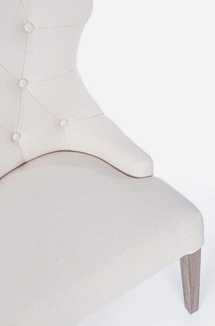 Sedia "Azelia" con struttura in rubber wood, per arredo interno 55 x 52 x h 92 cm - 21
