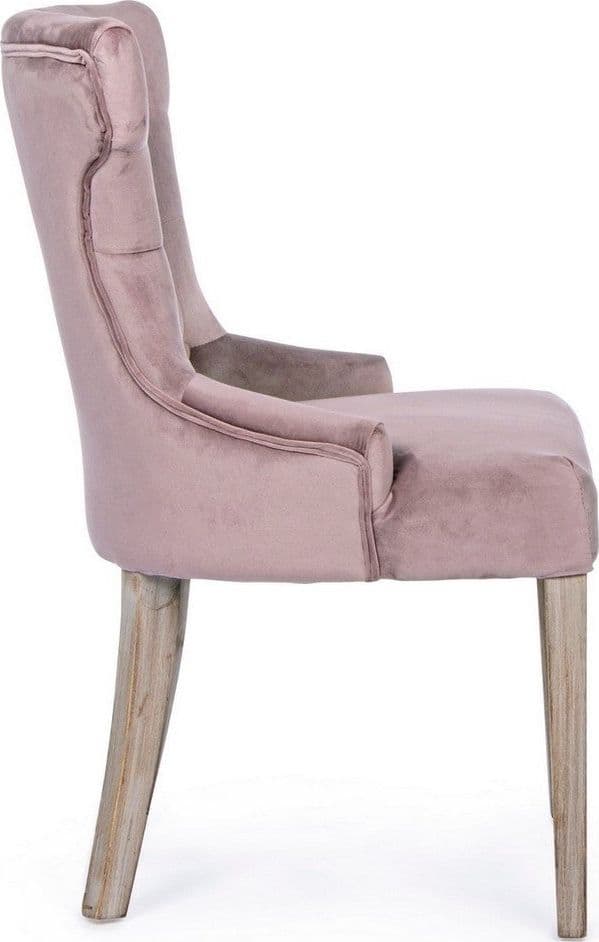 Sedia "Azelia" con struttura in rubber wood, per arredo interno 55 x 52 x h 92 cm Casa e cucina/Arredamento/Sala da pranzo/Sedie Decor Space - Altamura, Commerciovirtuoso.it