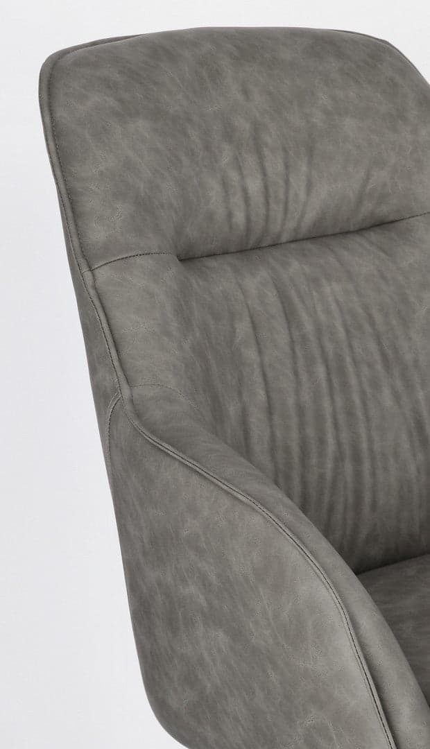 Sedia "Grant" con gambe in acciaio verniciato a polvere epossidica, per arredo interno 59 x 65 x h 86 cm in Sedie Decor Space - Altamura, commercioVirtuoso.it