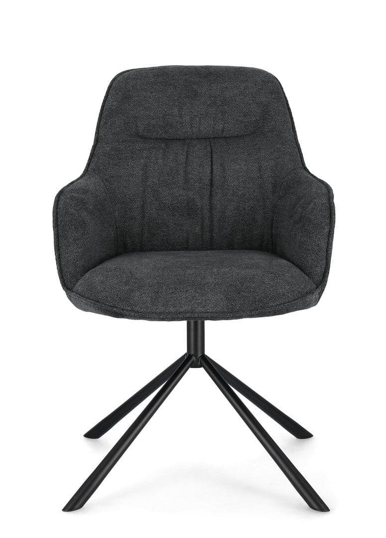 Sedia "Grant" con gambe in acciaio verniciato a polvere epossidica, per arredo interno 59 x 65 x h 86 cm in Sedie Decor Space - Altamura, commercioVirtuoso.it
