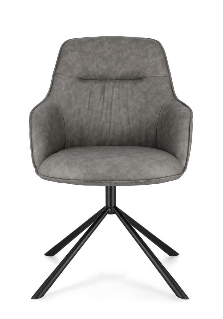 Sedia "Grant" con gambe in acciaio verniciato a polvere epossidica, per arredo interno 59 x 65 x h 86 cm in Sedie Decor Space - Altamura, commercioVirtuoso.it