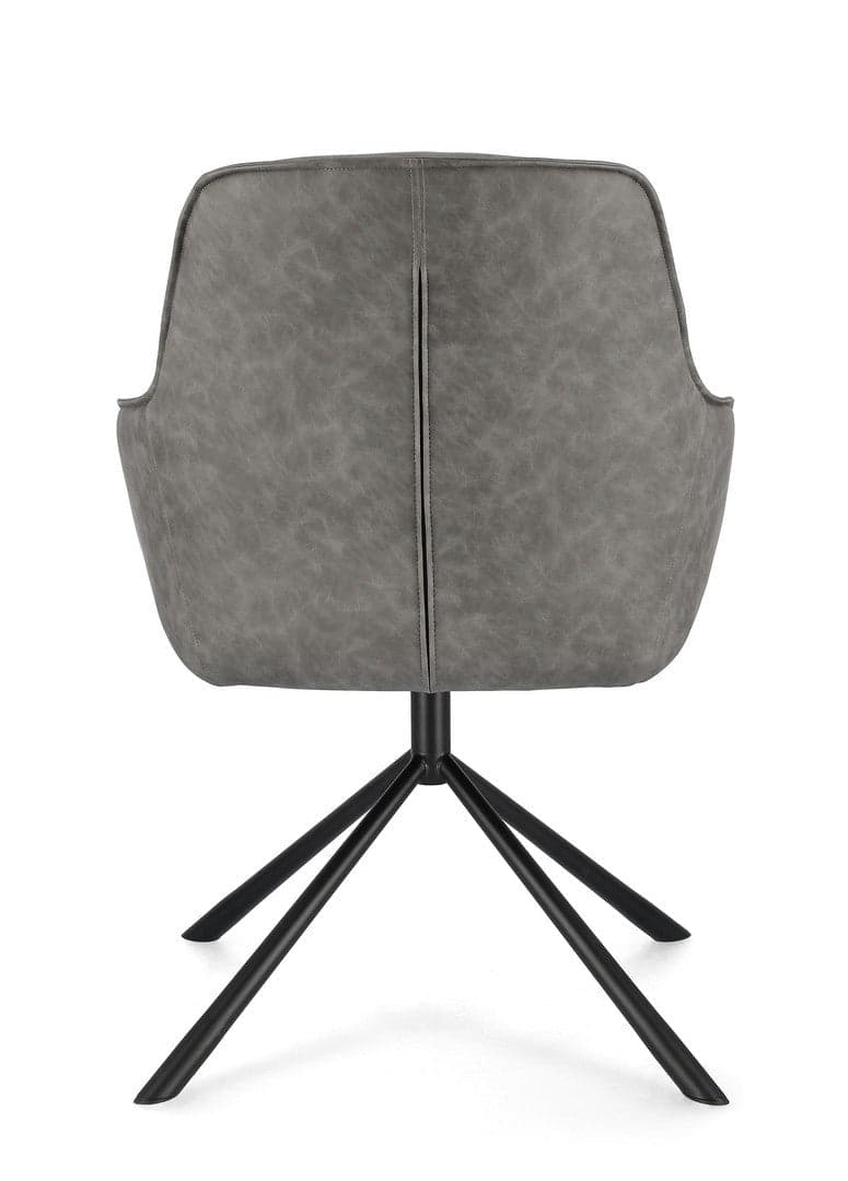 Sedia "Grant" con gambe in acciaio verniciato a polvere epossidica, per arredo interno 59 x 65 x h 86 cm in Sedie Decor Space - Altamura, commercioVirtuoso.it