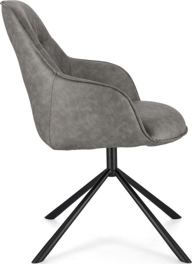 Sedia "Grant" con gambe in acciaio verniciato a polvere epossidica, per arredo interno 59 x 65 x h 86 cm in Sedie Decor Space - Altamura, commercioVirtuoso.it