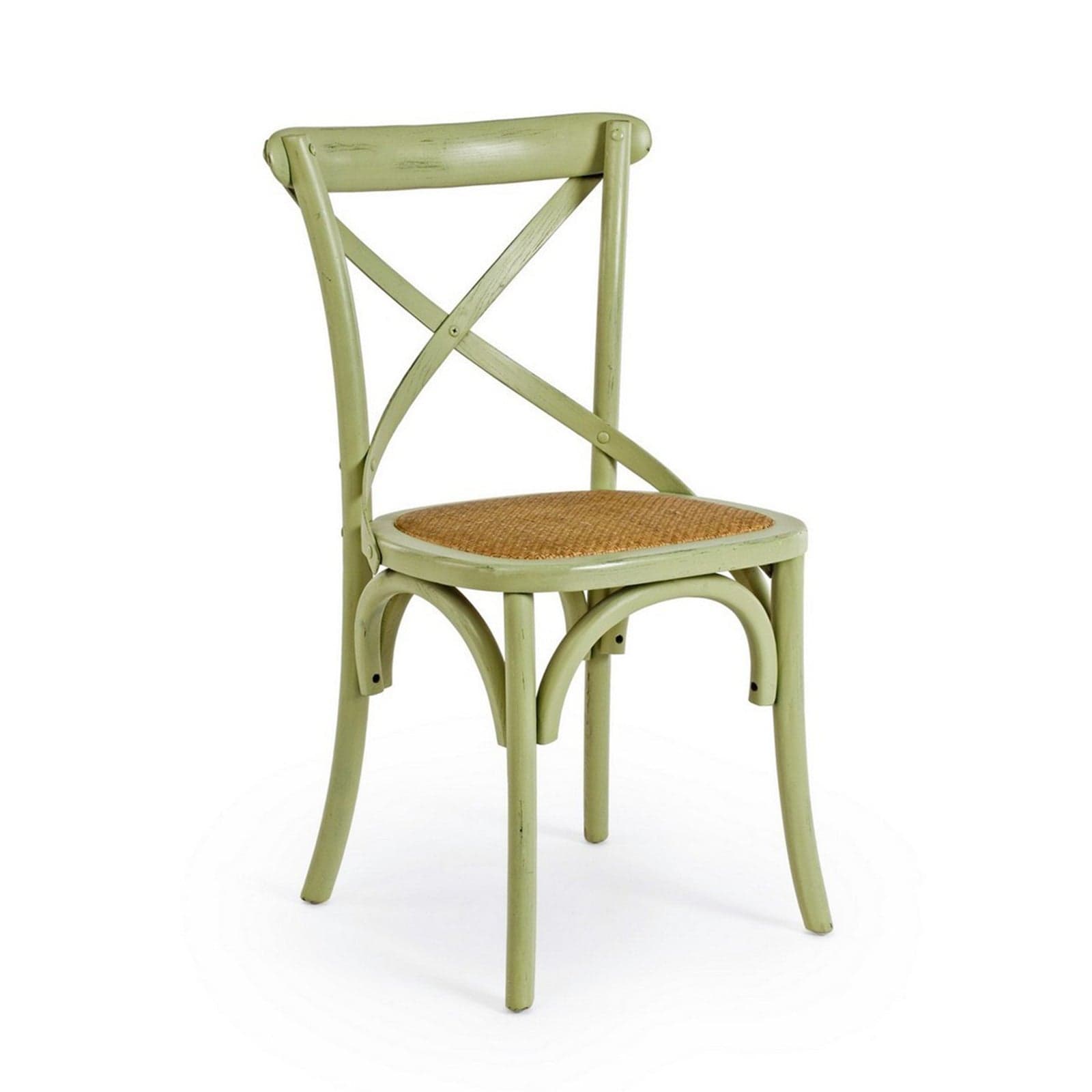 Sedia "Cross" con struttura in legno di olmo, per arredo interno 50,5 x 52 x h 87 cm - 25
