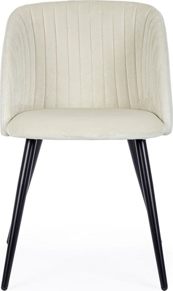 Sedia "Queen" con gambe in acciaio verniciato a polvere, per arredo interno 53 x 57 x h 81,5 cm in Sedie Decor Space - Altamura, commercioVirtuoso.it