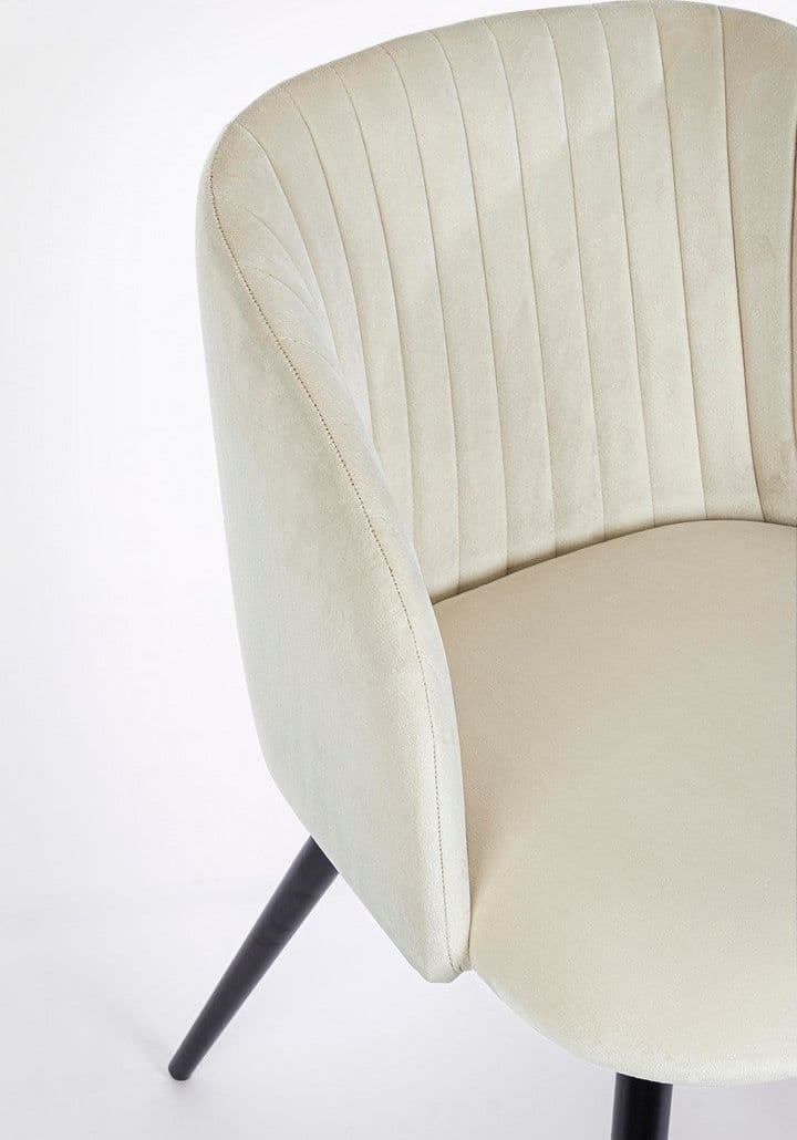 Sedia "Queen" con gambe in acciaio verniciato a polvere, per arredo interno 53 x 57 x h 81,5 cm - 21