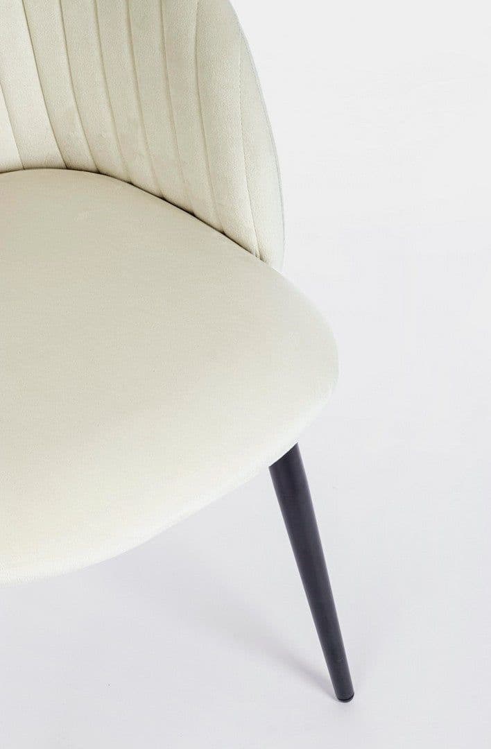 Sedia "Queen" con gambe in acciaio verniciato a polvere, per arredo interno 53 x 57 x h 81,5 cm - 22