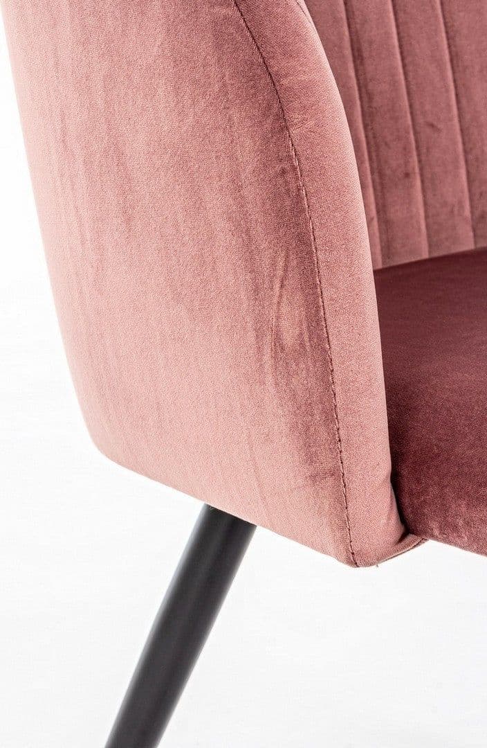 Sedia "Queen" con gambe in acciaio verniciato a polvere, per arredo interno 53 x 57 x h 81,5 cm - 28