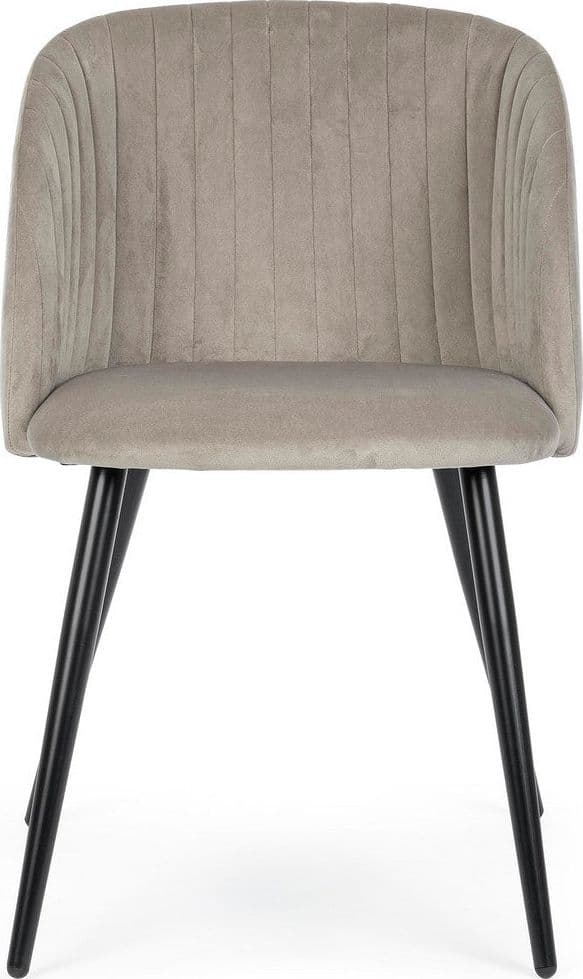 Sedia "Queen" con gambe in acciaio verniciato a polvere, per arredo interno 53 x 57 x h 81,5 cm in Sedie Decor Space - Altamura, commercioVirtuoso.it