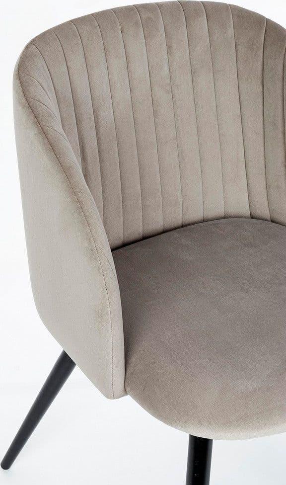 Sedia "Queen" con gambe in acciaio verniciato a polvere, per arredo interno 53 x 57 x h 81,5 cm in Sedie Decor Space - Altamura, commercioVirtuoso.it