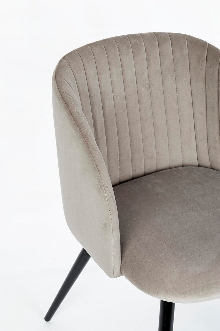 Sedia "Queen" con gambe in acciaio verniciato a polvere, per arredo interno 53 x 57 x h 81,5 cm in Sedie Decor Space - Altamura, commercioVirtuoso.it