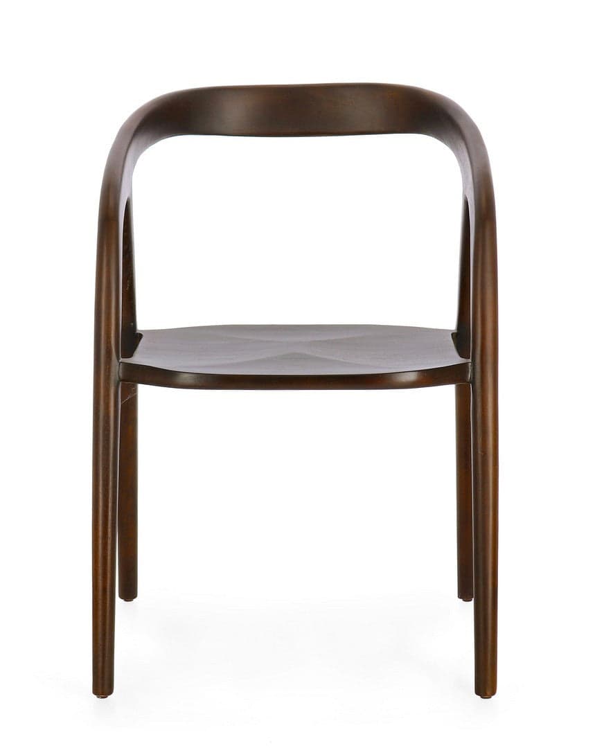 Sedia "Dotty" con legno teak, per arredo interno con braccioli, 54,5 x 56 x h 76,5 cm in Sedie Decor Space - Altamura, commercioVirtuoso.it